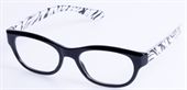 Very nice - exclusiv brille med klart glas og Zebra-deko p� st�ngerne - uden styrke....